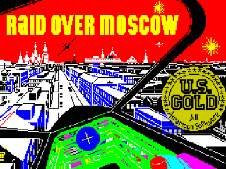 Raid Over Moscow title screen for ZX Spectrum